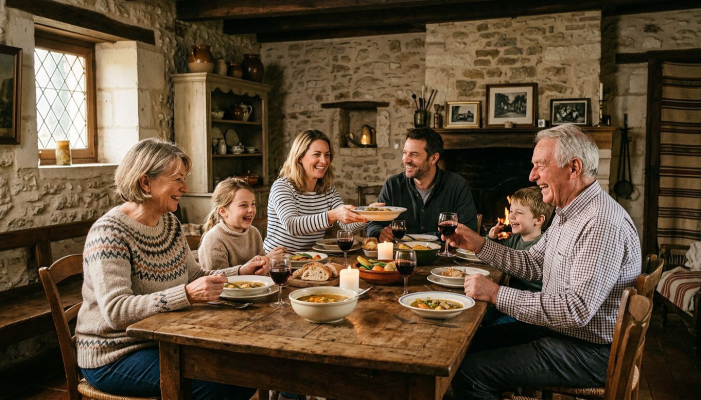 Rallumez la convivialité en famille dans un gîte à Chinon, loin des formats standardisés